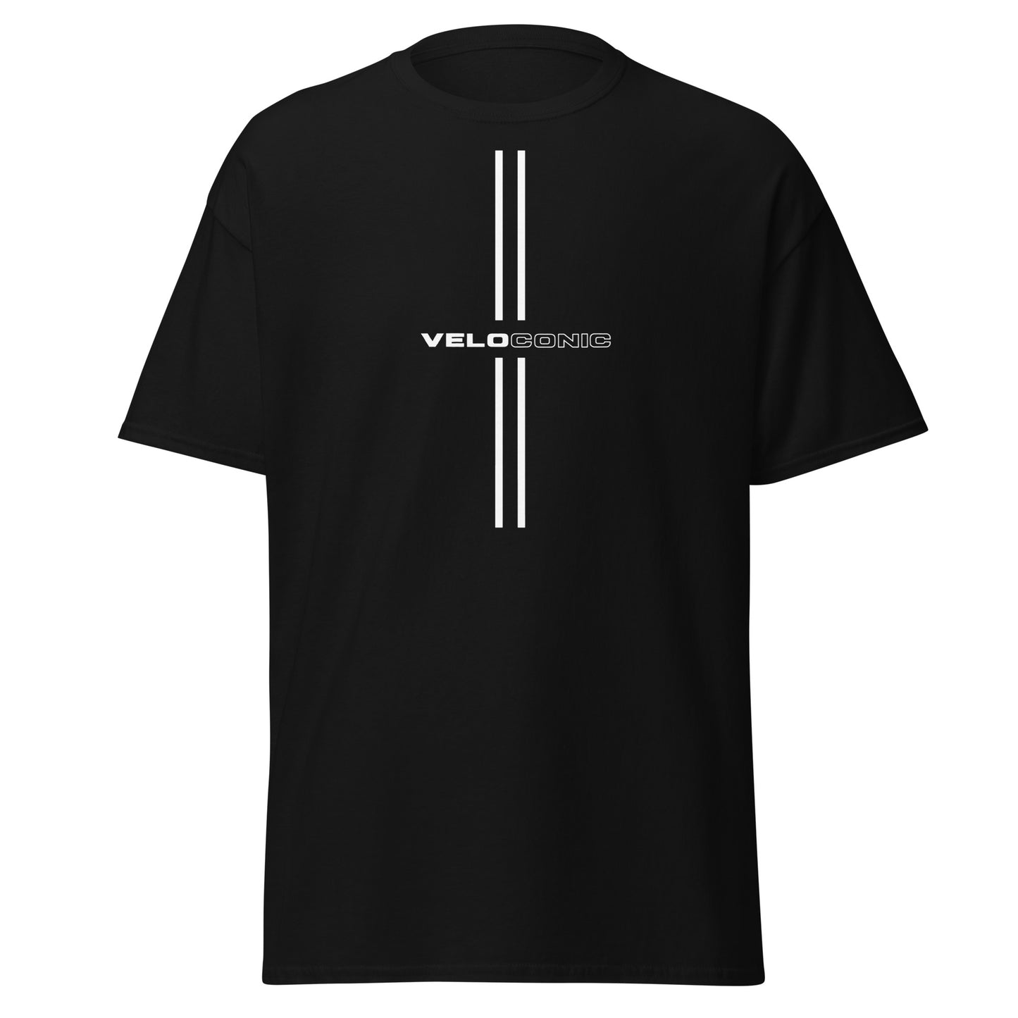 T-Shirt "Stripes" black