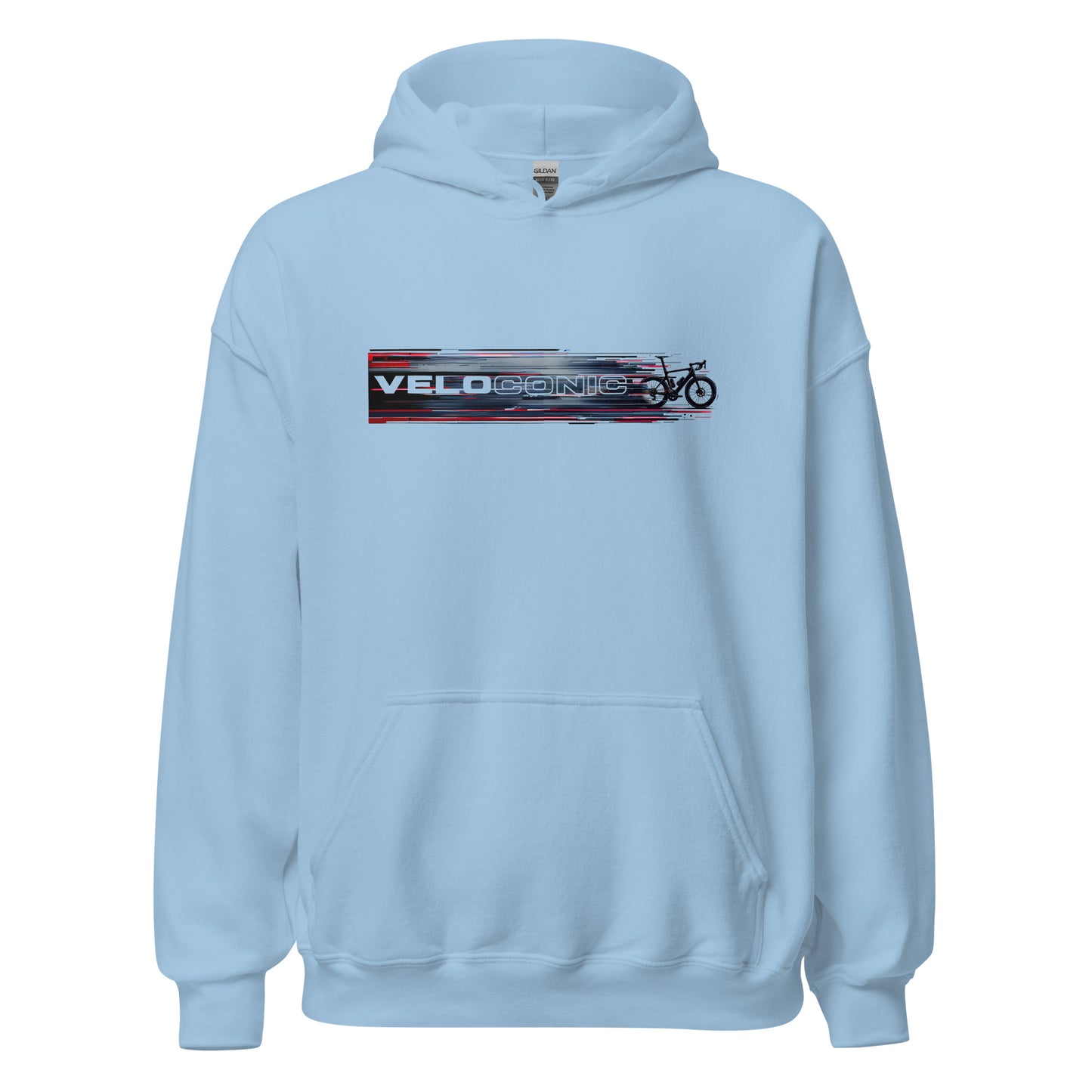 Hoodie "Exprime" skyblue
