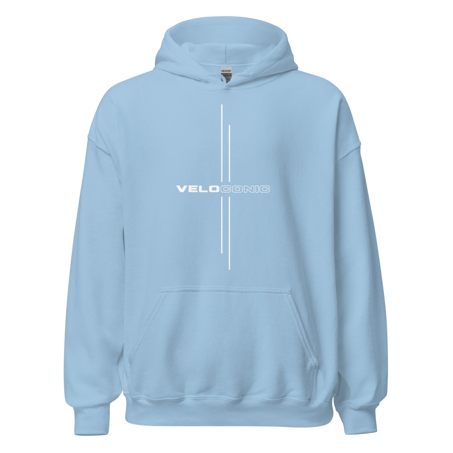 Hoodie "Tracks" sky