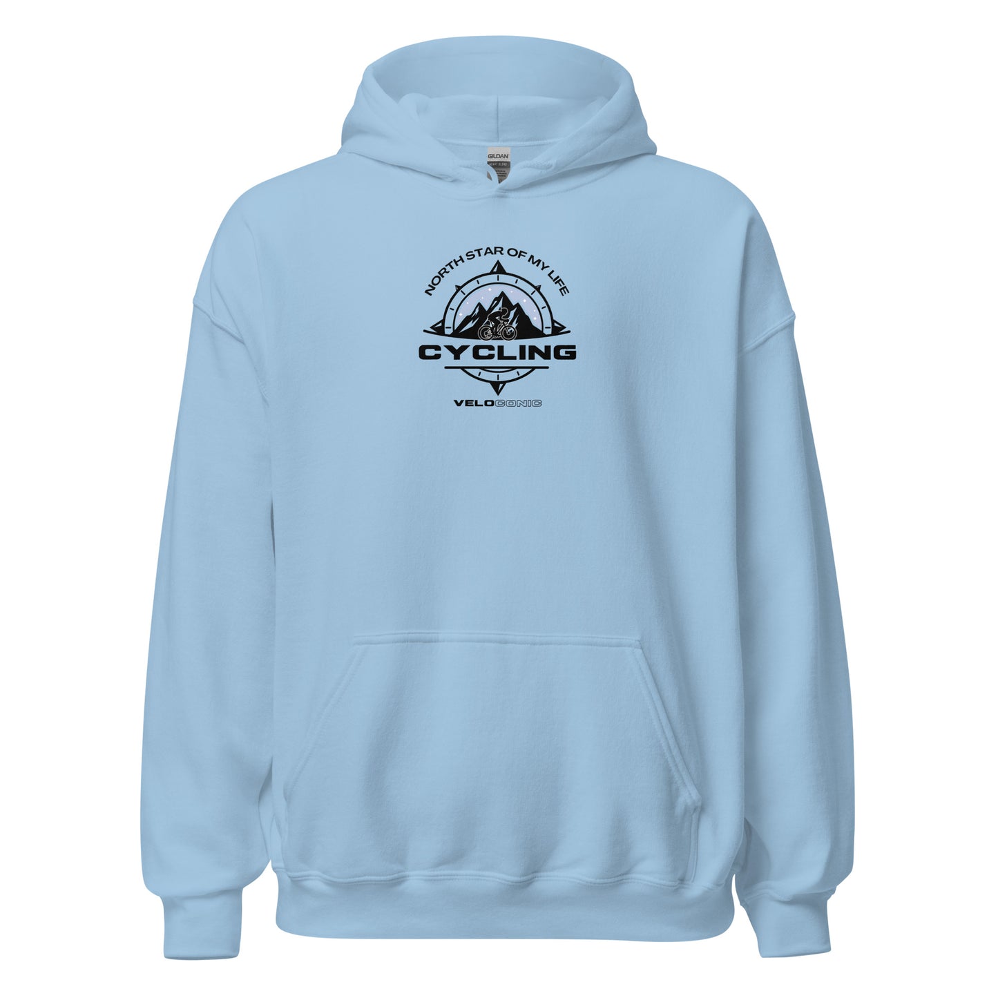Hoodie "Northstar" skyblue