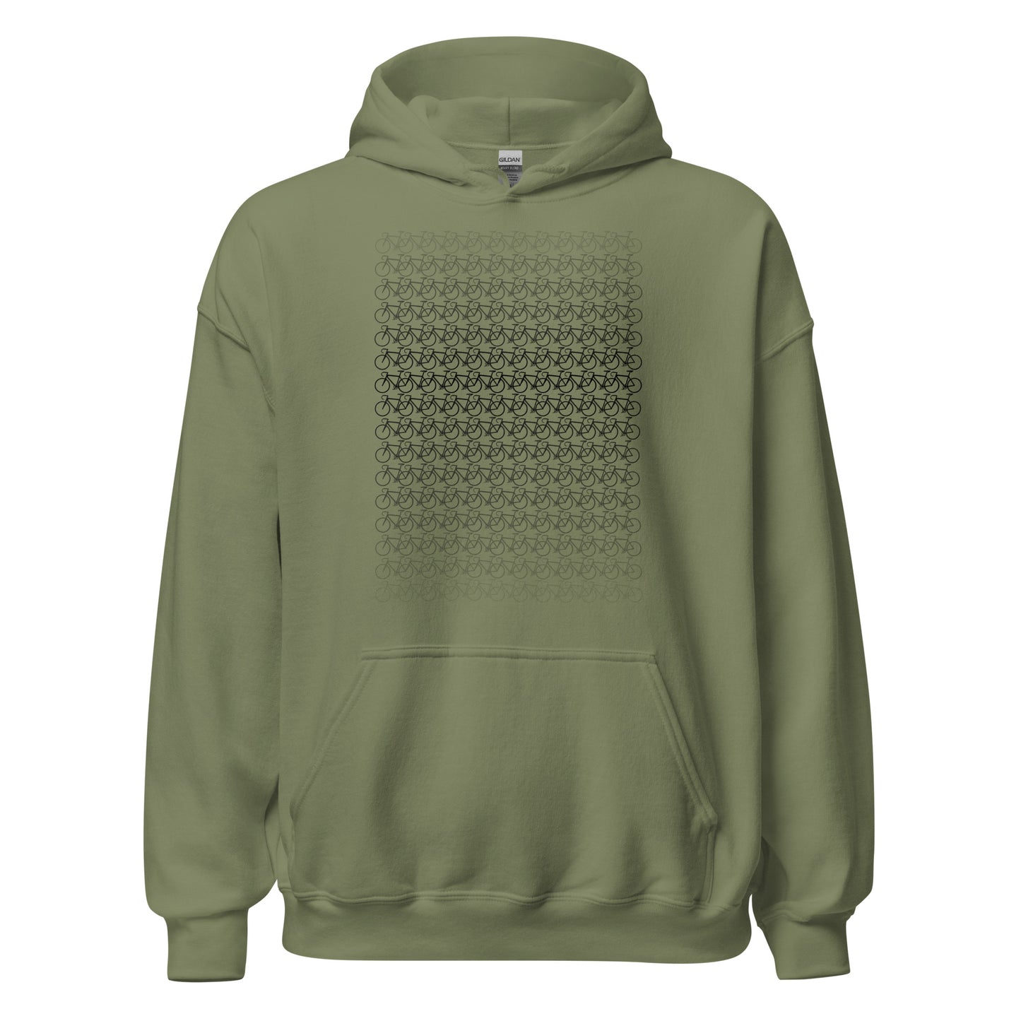 Hoodie "Fade away" pistacchio green