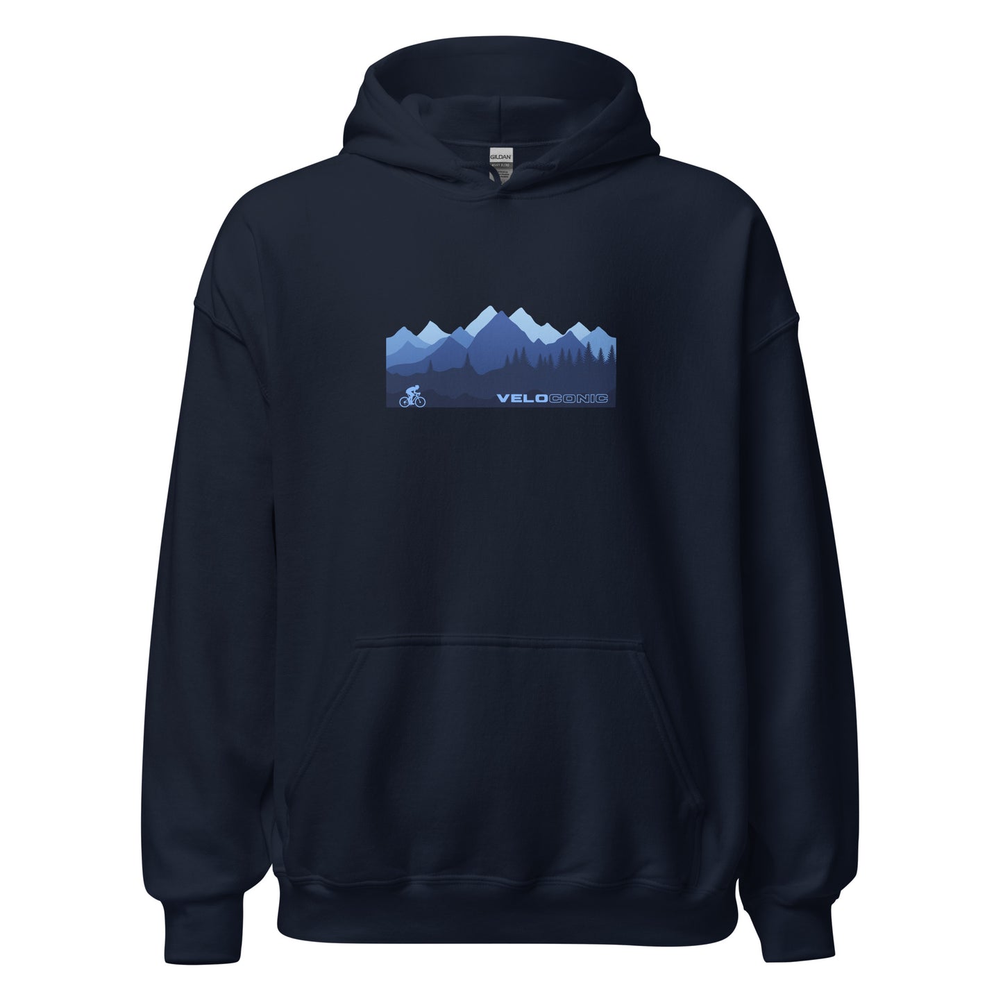 Hoodie "Landscape" navy
